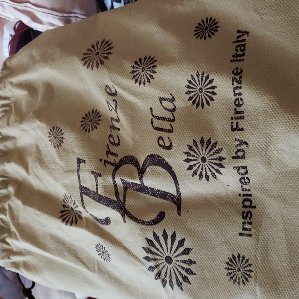 Off-white leather adjustable waist/bum bag